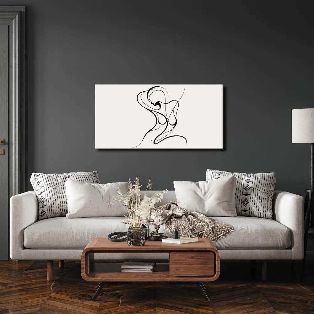 Quadro su tela – Curve artistiche di donna