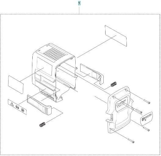 Kit Guscio Bli200x 536567801 Originale Husqvarna