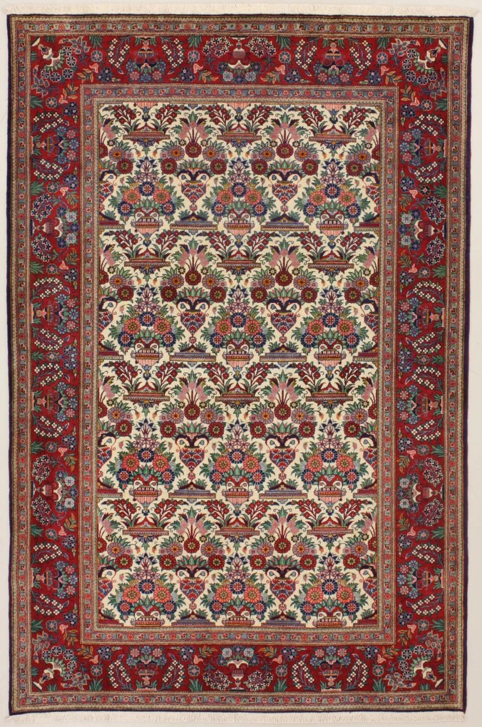 Kashan Tappeto persiano 210 x 140 (Iran) Annodato A Mano