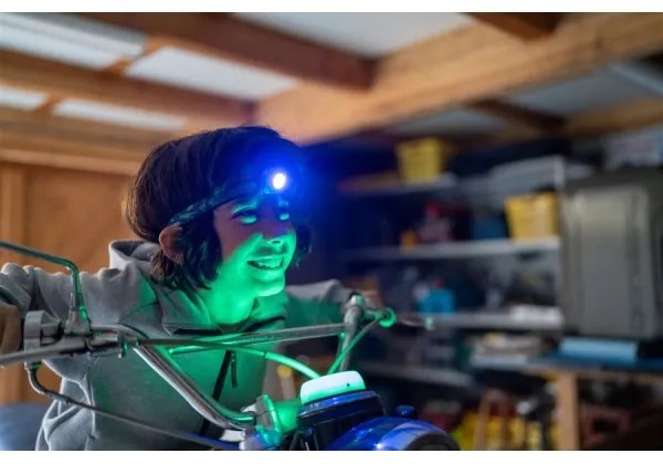 Ledlenser KIDCAMP6 RAINBOW - Lampada portatile dimmerabile a LED/3xAAA IP44 blu