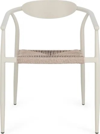 Sedia Da Esterno In Alluminio Con Braccioli Impilabile Linares Wall Bizzotto