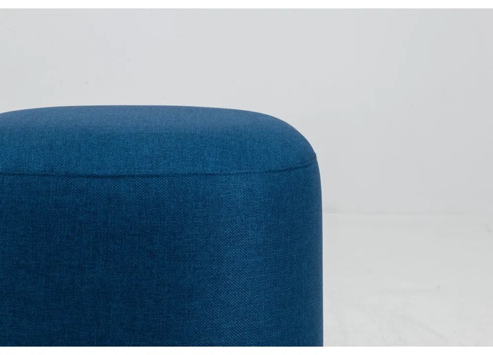 Pouf blu scuro, ø 42 cm Harry - Tenzo