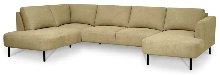 Divano angolare giallo ocra (angolo sinistro/"U") Hero - Scandic