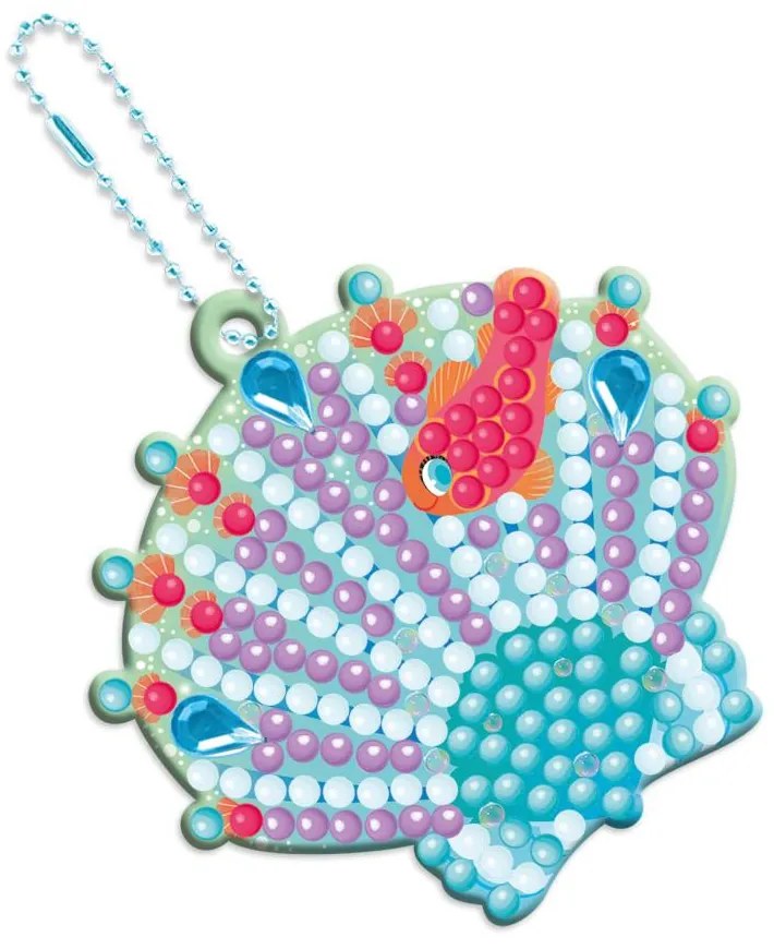Atelier per bambini midi - 3 portachiavi con diamanti - Magic Ocean