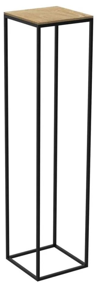 Portafiori  100x24 cm nero