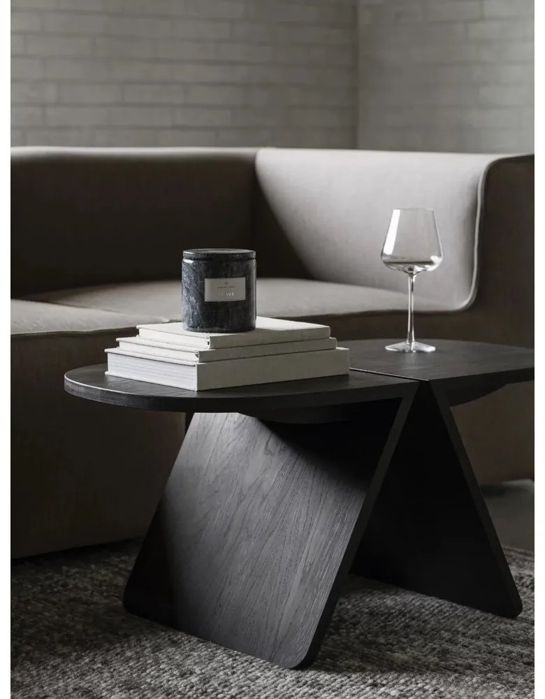 Tavolino in rovere nero 43x80 cm Avio - Blomus