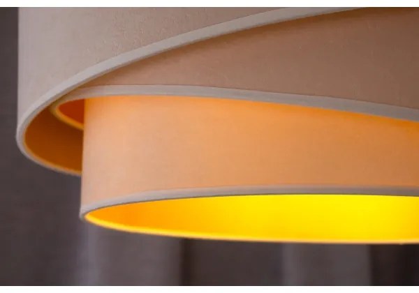 Duolla - Lampadario a plafone KOBO 1xE27/15W/230V diametro 45 cm color crema