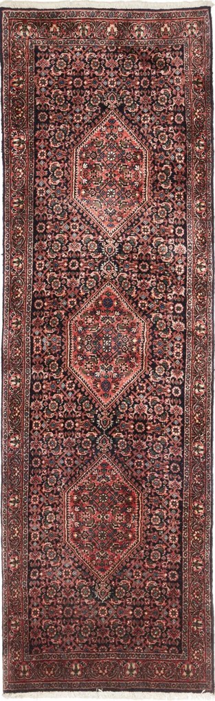 Bidjar Tappeto persiano 60x200 Blu (Iran) Annodato A Mano