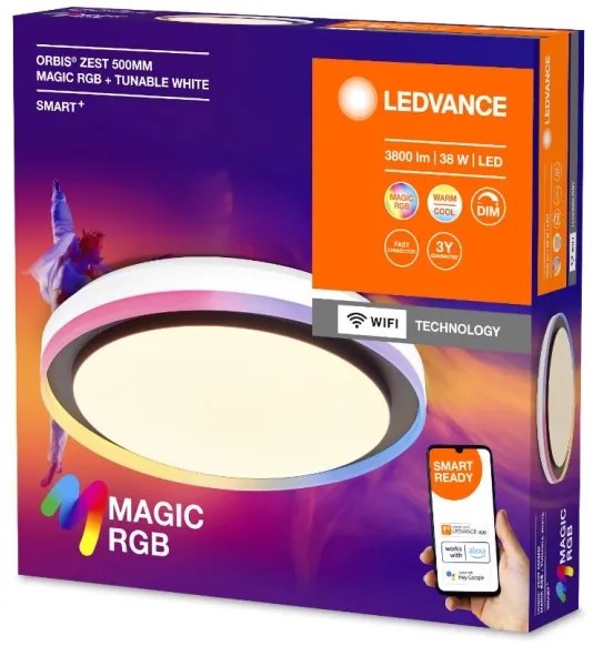 Ledvance - Plafoniera LED RGBW dimmerabile SMART+ MAGIC LED/38W/230V Wi-Fi