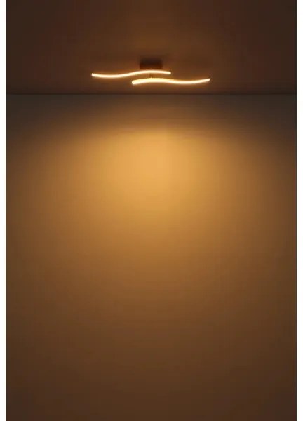 Globo 67178P - Lampadario a plafone LED TYLER LED/12W/230V 3000K arancione