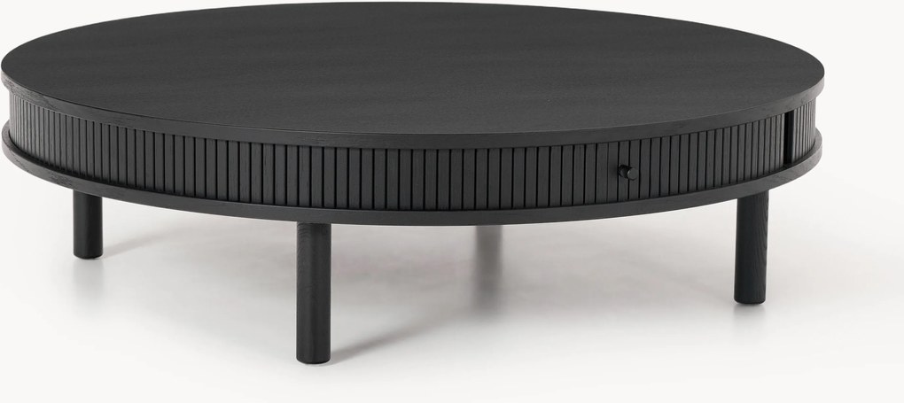 Tavolino da salotto con frontale millerighe Calary, Ø 110 cm
