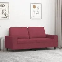 Divano a 2 Posti Rosso Vino 140 cm in Tessutocod mxl 133675