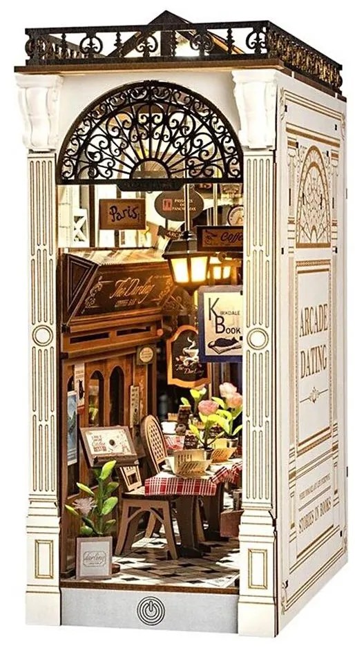 RoboTime - Fermalibri LED 3D, Incontro in Galleria, 2xAAA