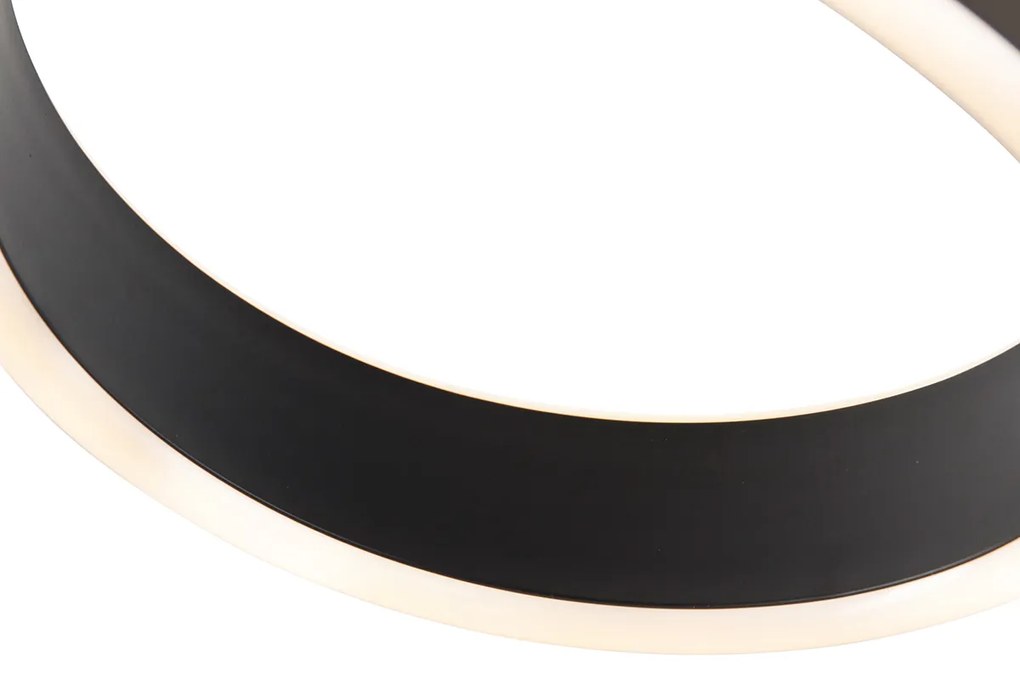 Lampada da soffitto antracite LED dim 3 livelli - FRANK