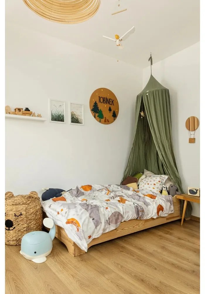 Letto per bambini in legno di pino BOX 9, 90 x 160 cm Mila Box 9 - Adeko