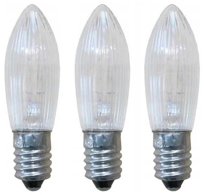 Markslöjd 8263 - SET 3x Lampadina natalizia TOPPLAMPA E10/3W/34V per uso intensivo