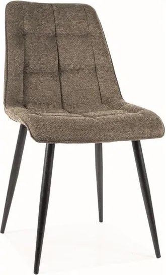 Sedia Chic Brego oliva77/nero
