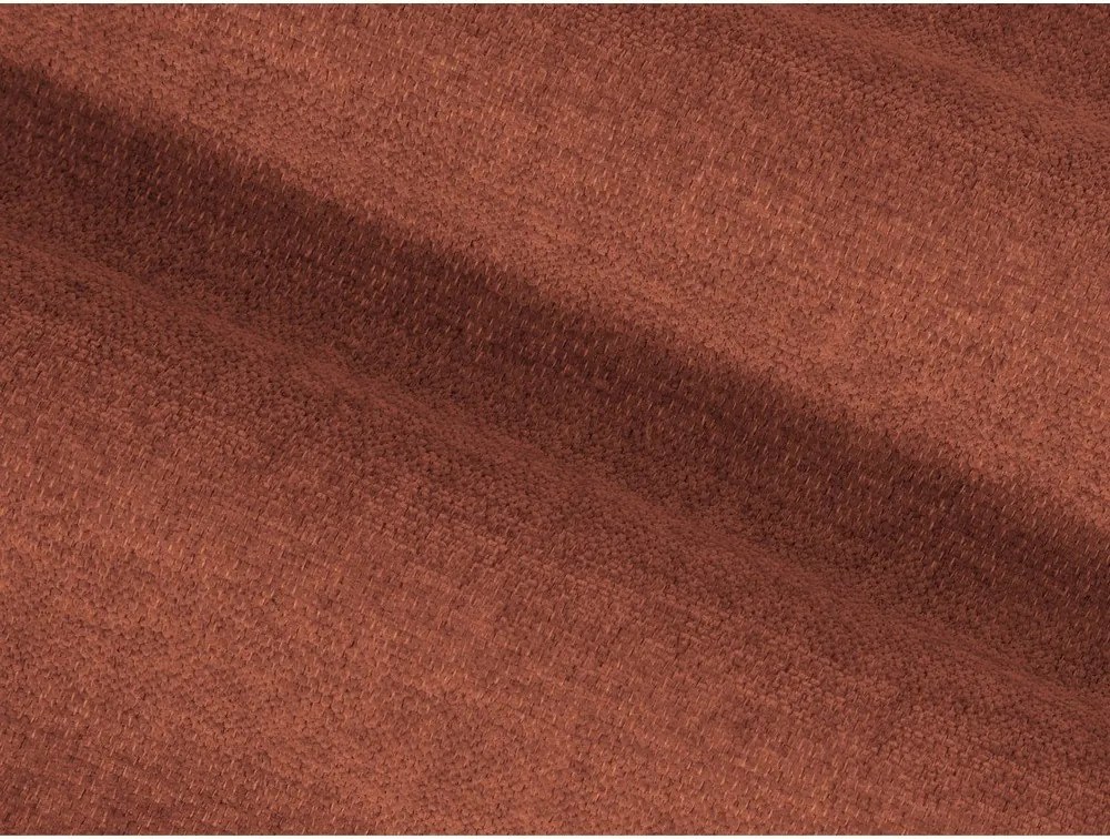 Divano angolare color mattone (con penisola a destra/a L) Bemy – Micadoni