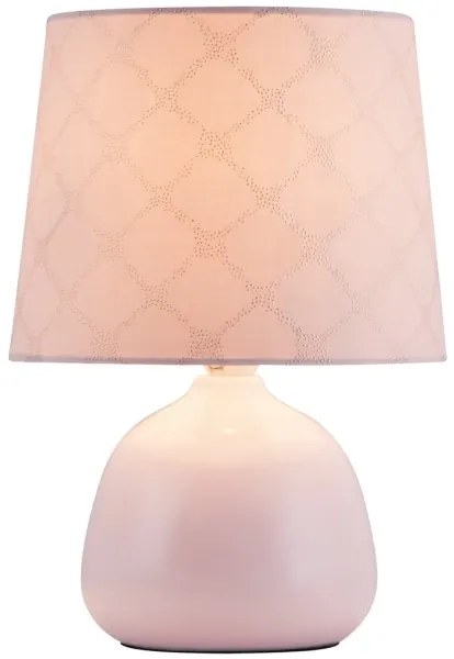 Rabalux 4384 - Lampada da tavolo ELLIE E14/40W rosa