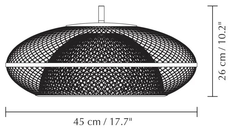 Paralume color oro ø 45 cm Faraday - UMAGE