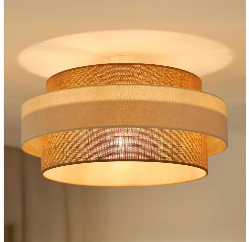 Brilagi - Lampadario a plafone SPACE LIGHT 1xE27/15W/230V diametro 50 cm beige/color crema