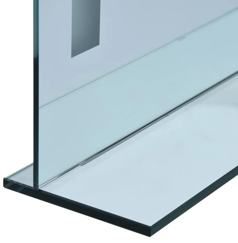 Specchio da Parete a LED per Bagno con Ripiano 60x100 cm
