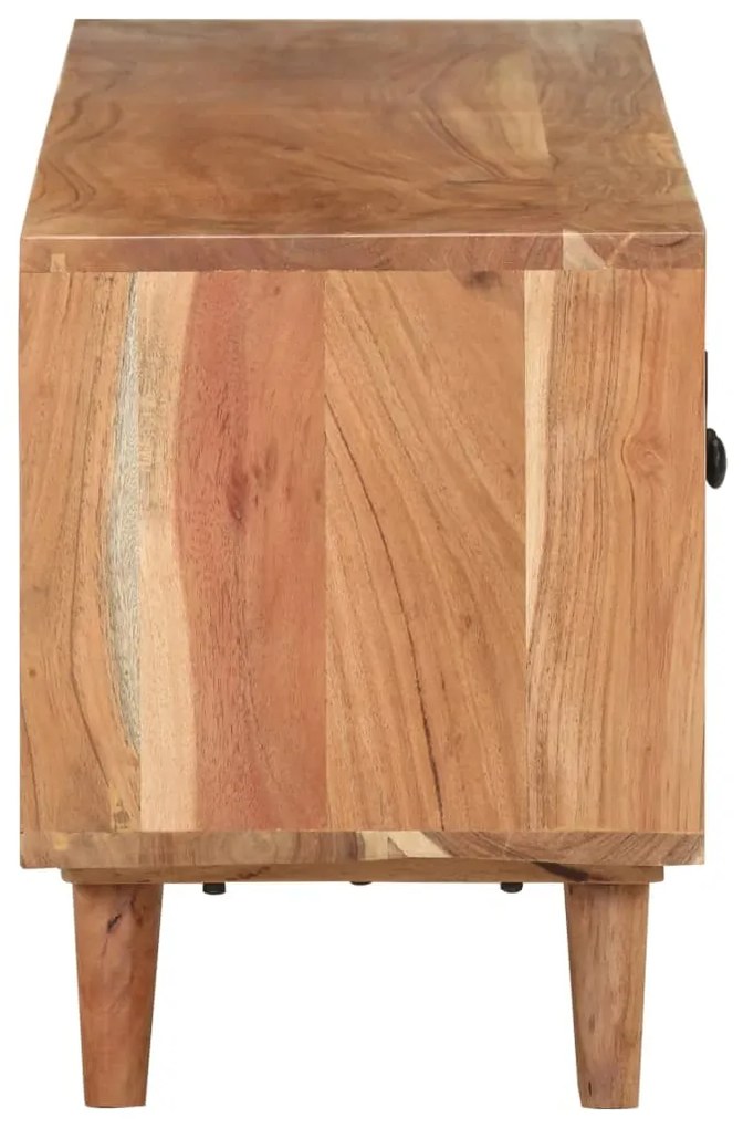 Mobile porta tv 115x30x39 cm in legno massello di acacia