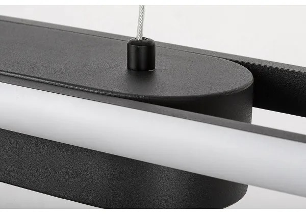Rabalux 72030 - Lampadario LED a sospensione con filo CONTESSA LED/48W/230V 4000K nero