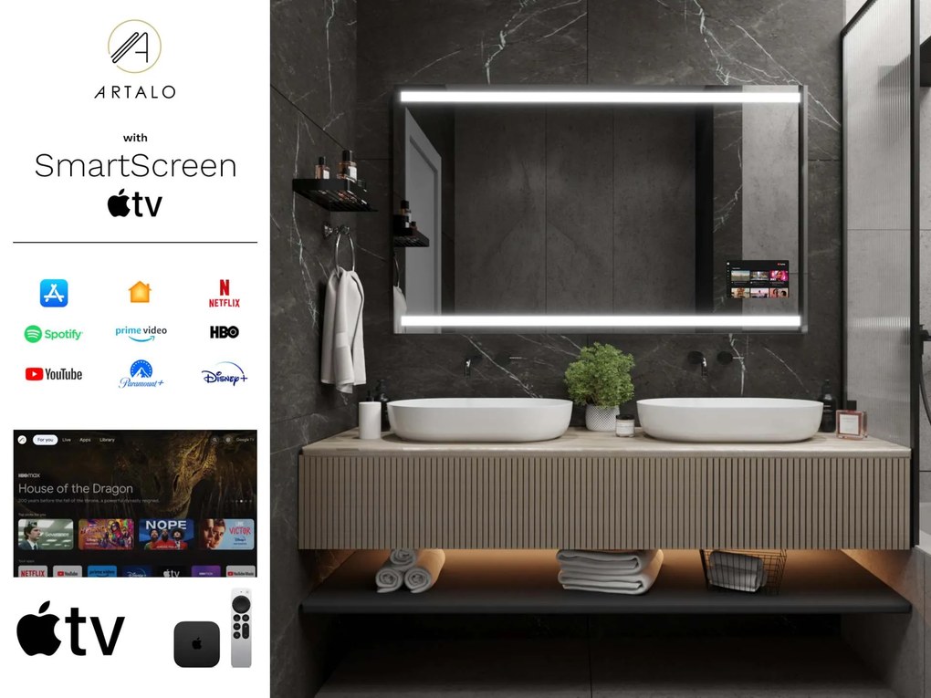 Specchio con LED illuminazione M11 premium