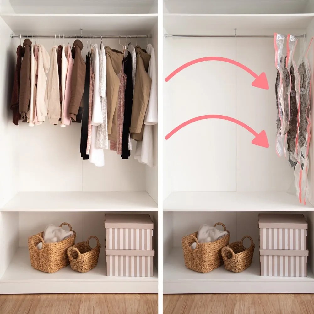 Sacchetti per il vuoto in set da 4 pezzi Hanging Vacuum M/L - Compactor