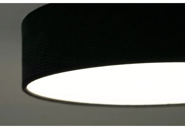Duolla - Lampada LED da soffitto CORTINA LED/26W/230V Ø30 cm 4000K nero