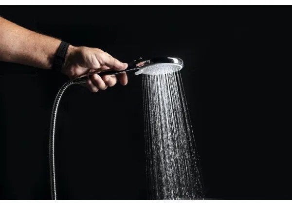 Sapho - Doccia a mano con funzione risciacquo, cromo lucido