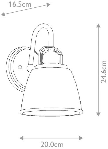 Quoizel QZ-DUBLIN1-PC - Lampada LED da bagno DUBLIN 1xG9/3W/230V IP44 cromo