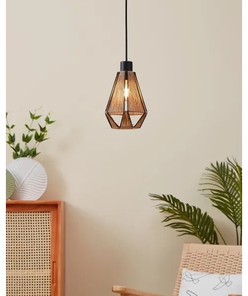 Eglo 43776 - Lampadario a cavo ADWICKLE 1xE27/40W/230V