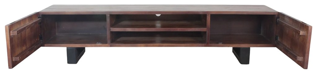 LUNA - porta tv in legno massiccio