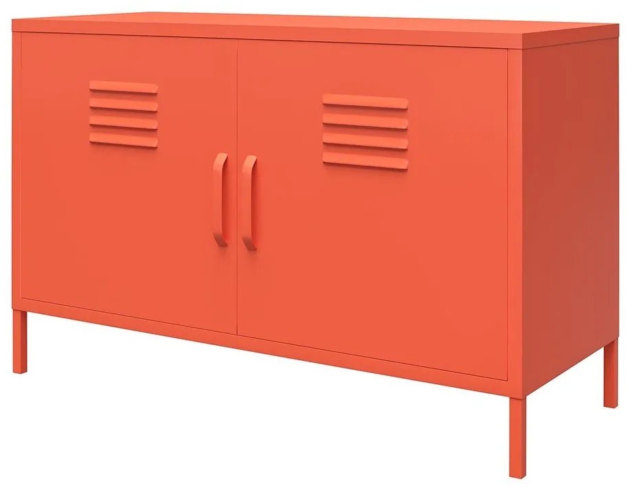 Armadietto in metallo arancione , 100 x 64 cm Cache - Novogratz