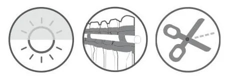 Tenda sottile bianca in voile 135x245 cm Uni – Sehlbach