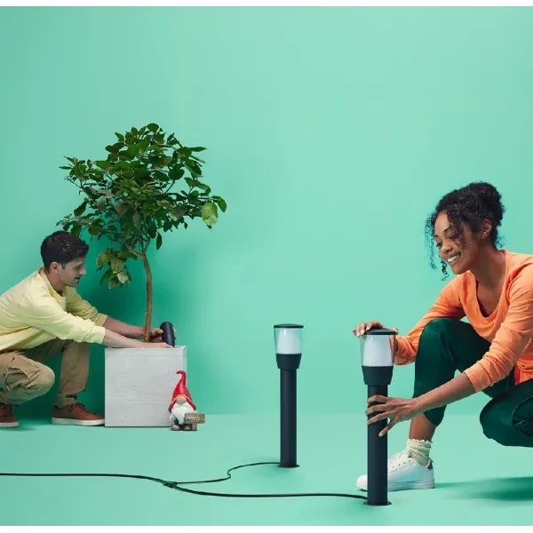 WiZ - Lampada da esterno dimmerabile LED RGBW ELPAS LED/4,8W/12/230V IP65 Wi-Fi