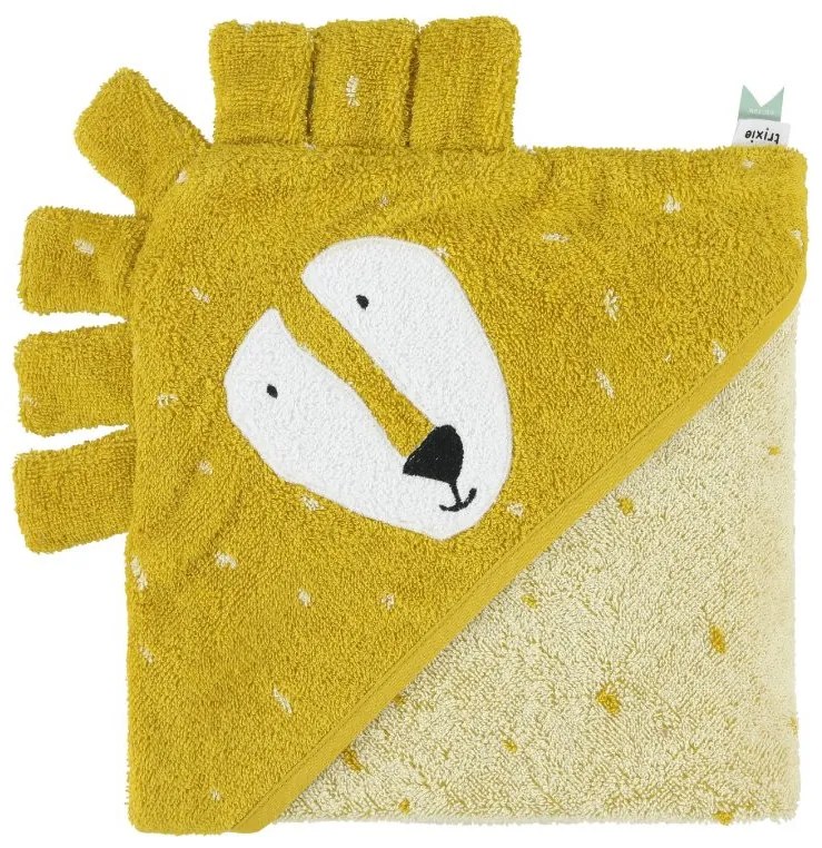 Asciugamano con cappuccio Mr. Lion – 75 x 75 cm