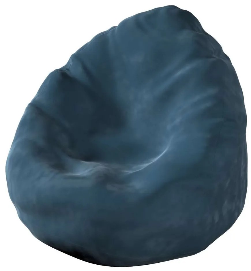 Borsa blu per sedersi Posh Velvet - Yellow Tipi