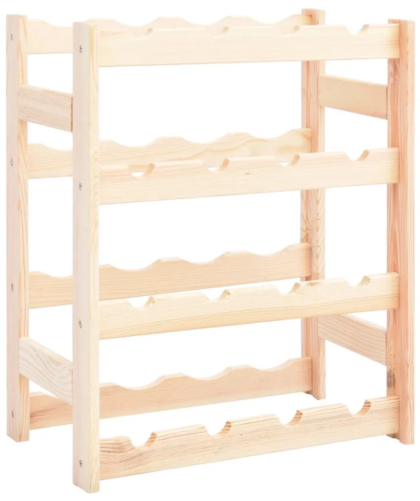 Portavini Da 16 Bottiglie İn Legno Di Pino /