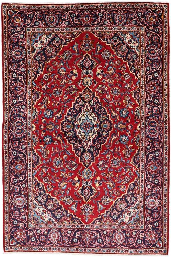 Kashan Tappeto persiano 210 x 140 (Iran) Annodato A Mano