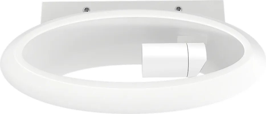 Applique da Parete E27 CURVY in Gesso Pitturabile