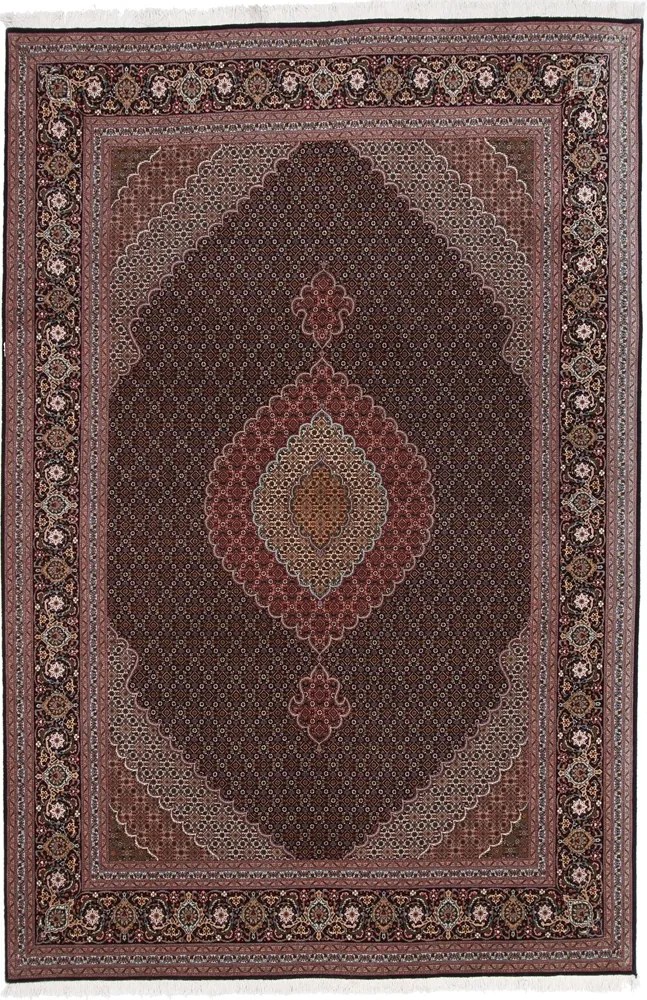 Tabriz Tappeto persiano 300x210 Blu (Iran) Annodato A Mano