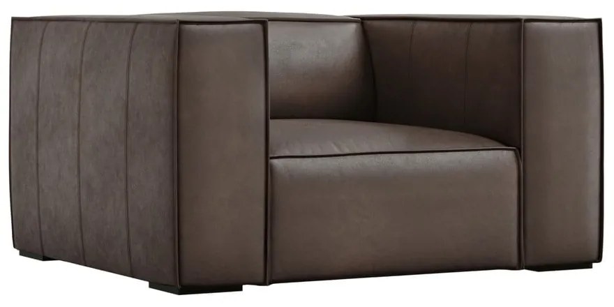 Poltrona in pelle marrone Madame - Windsor &amp; Co Sofas