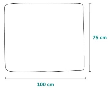 Lionelo - Coperta per bambini BAMBOO BLANKET 75x100 cm Sabbia