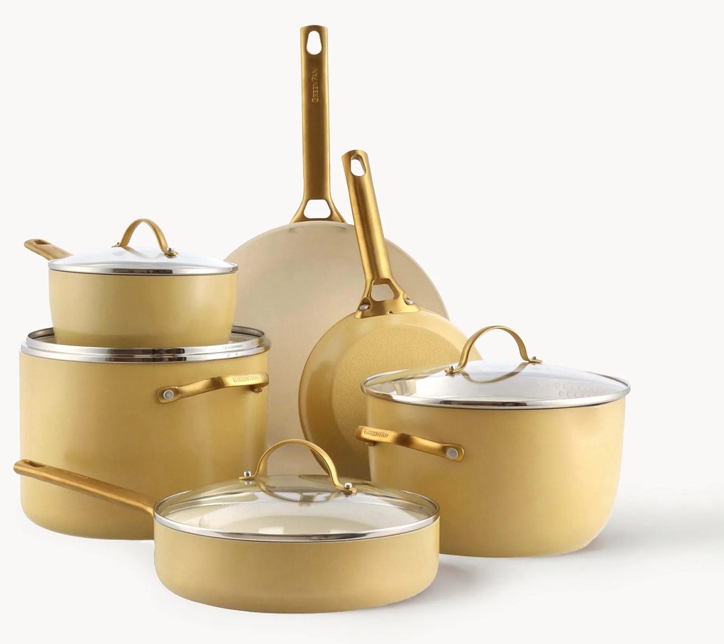 Batteria di pentole con rivestimento antiaderente Padova 10 pz