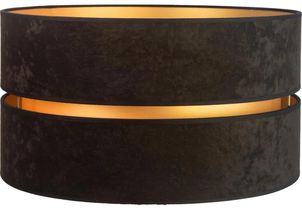Duolla - Paralume universale DUO E27 diametro 40 cm nero/oro