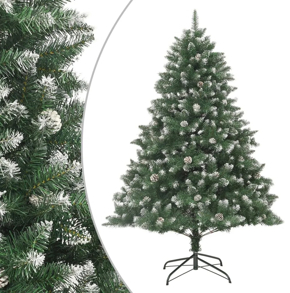 Albero Di Natale Artificiale Con Base 180 Cm Pvc /