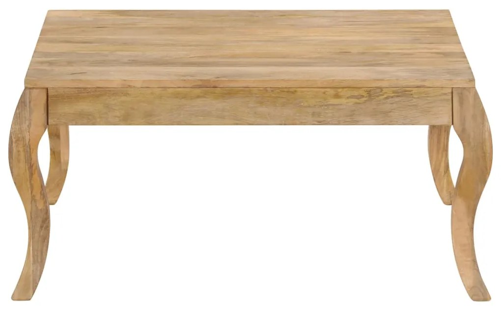 Tavolino da caffè in legno massello di mango 80x80x40cm
